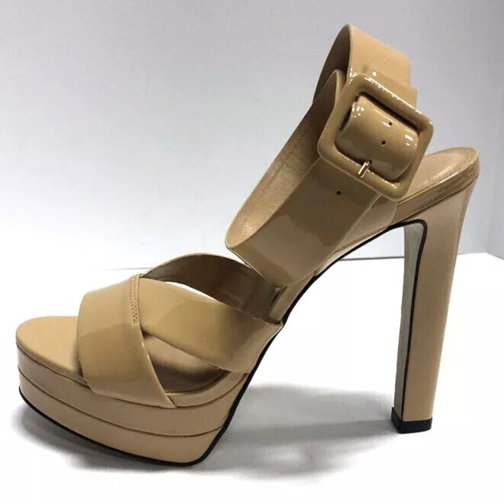 Massimo Matteo Women’s Henrika Nude Pump Heels, Size 8.5M